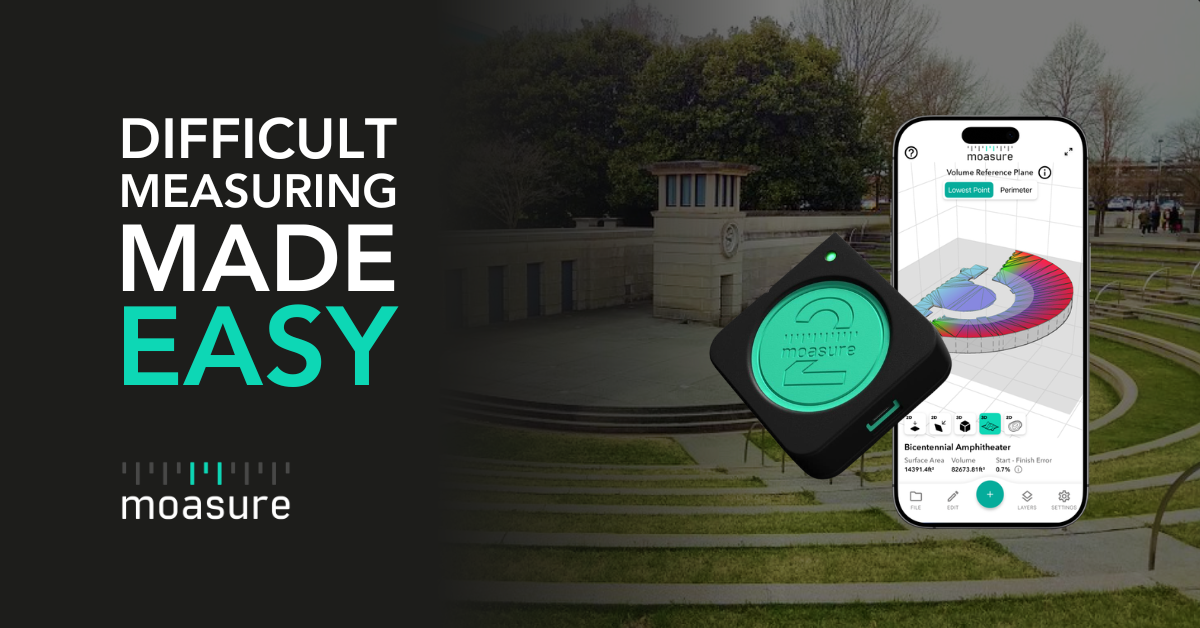 Moasure | Measure Area, Volume & Elevation with Motion – Moasure Canada